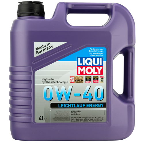 Синтетическое моторное масло Leiсhtlauf Energy 0W-40 - 4 л Синтетическое моторное масло Leiсhtlauf Energy 0W-40 - 4 л