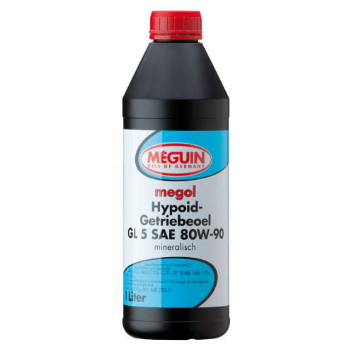 Минеральное трансмиссионное масло Megol Hypoid-Getriebeoel 80W-90 - 1 л Минеральное трансмиссионное масло Megol Hypoid-Getriebeoel 80W-90 - 1 л