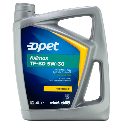 Синтетическое моторное масло Fullmax TF-BD 5W-30 - 4 л Синтетическое моторное масло Fullmax TF-BD 5W-30 - 4 л