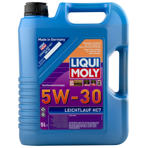 Синтетическое моторное масло Leichtlauf HC 7 5W-30 - 5 л Синтетическое моторное масло Leichtlauf HC 7 5W-30 - 5 л