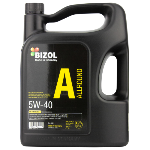 Синтетическое моторное масло Allround 5W-40 - 5 л Синтетическое моторное масло Allround 5W-40 - 5 л