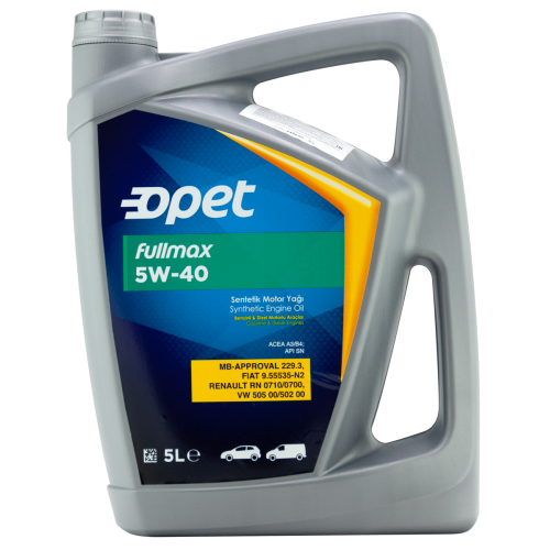 Синтетическое моторное масло Fullmax 5W-40 - 5 л Синтетическое моторное масло Fullmax 5W-40 - 5 л