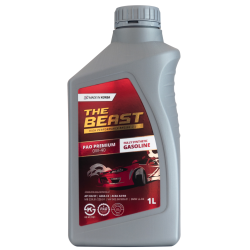 Синтетическое моторное масло PAO PREMIUM 0W-40 - 1 л Синтетическое моторное масло PAO PREMIUM 0W-40 - 1 л