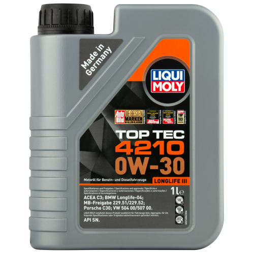 Синтетическое моторное масло Top Tec 4210 0W-30 - 1 л Синтетическое моторное масло Top Tec 4210 0W-30 - 1 л