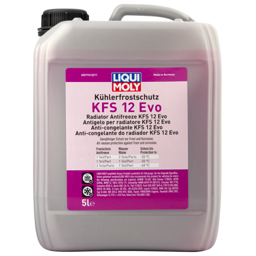 Антифриз-концентрат Kühlerfrostschutz KFS 12 Evo - 5 л Антифриз-концентрат Kühlerfrostschutz KFS 12 Evo - 5 л