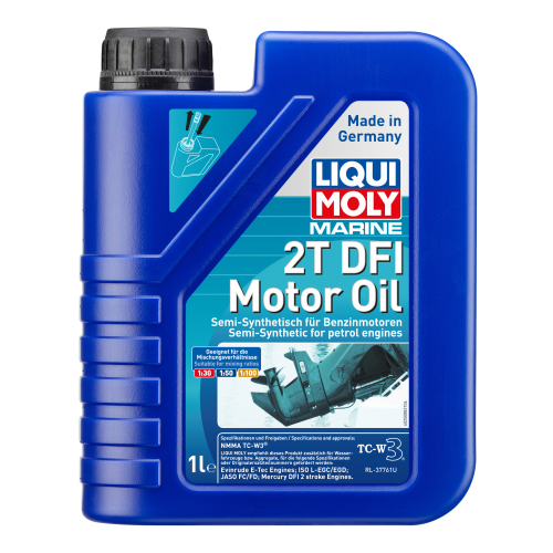 Полусинтетическое моторное масло для водной техники Marine 2T DFI Motor Oil - 1 л Полусинтетическое моторное масло для водной техники Marine 2T DFI Motor Oil - 1 л