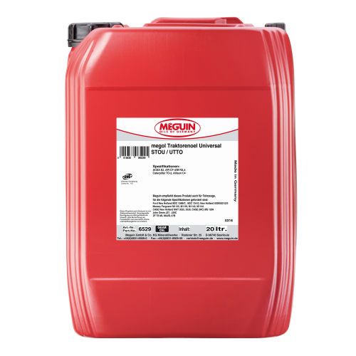 Минеральное трансмиссионное масло для тракторов Megol Traktorenoel Universal STOU/UTTO 10W-30 - 20 л Минеральное трансмиссионное масло для тракторов Megol Traktorenoel Universal STOU/UTTO 10W-30 - 20 л
