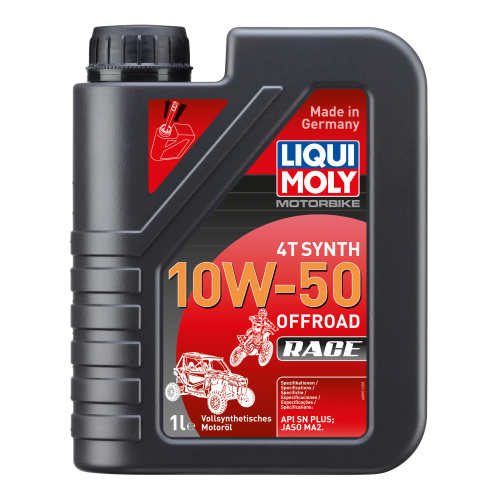 Синтетическое моторное масло для 4-тактных мотоциклов Motorbike 4T Synth Offroad Race 10W-50 - 1 л Синтетическое моторное масло для 4-тактных мотоциклов Motorbike 4T Synth Offroad Race 10W-50 - 1 л